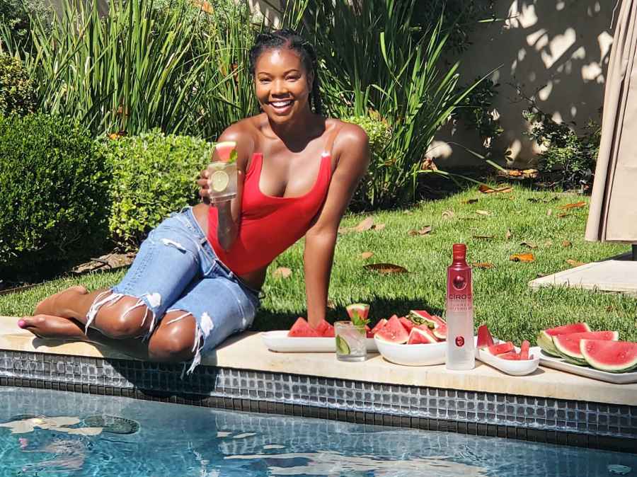 Gabrielle Union celebrates long weekend with CÎROC Summer Watermelon Spritzer