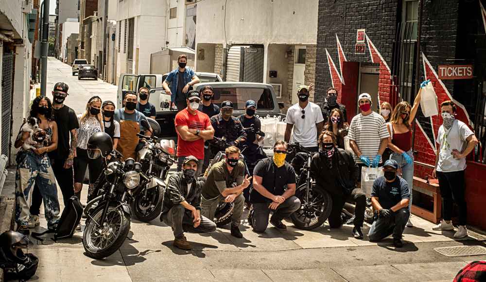 Glen Powell Paul Wesley More Took Motorcycle Rides Good Cause
