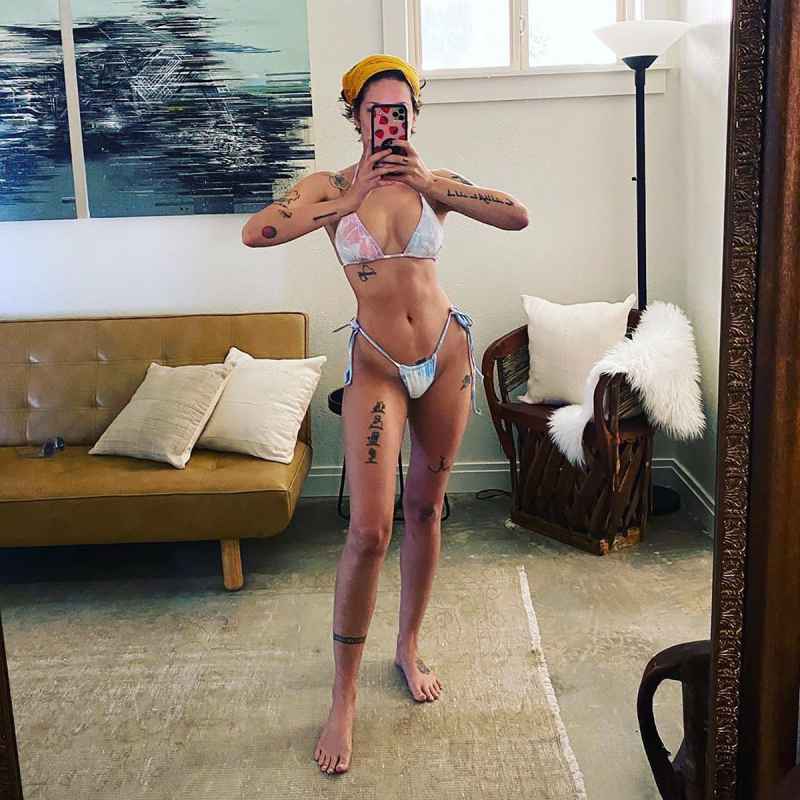 Halsey Puts Her Tattoos on Full Display in Tiny Bikini