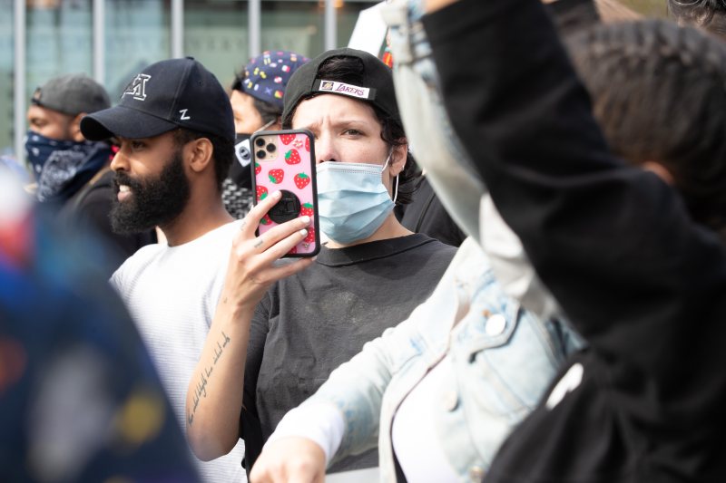 Halsey Steps Out With Ex Youngblud at L.A. Protest Amid Rumored Evan Peters Split
