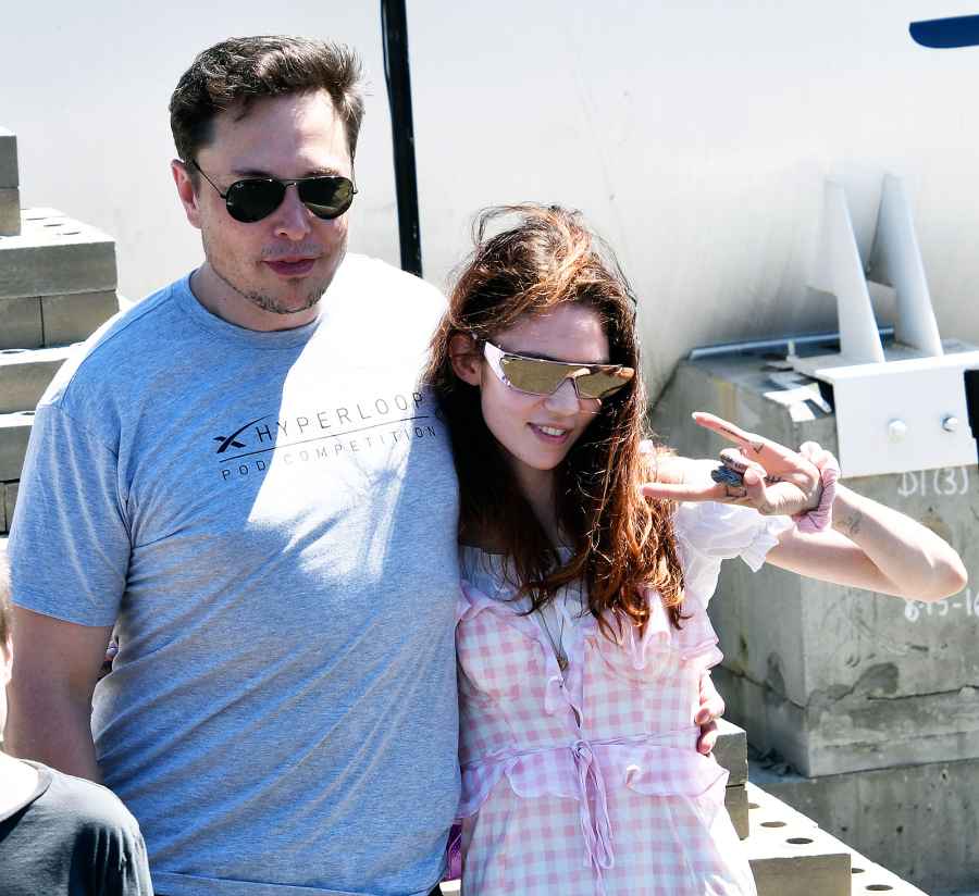 Elon Musk and Grimes at Hyperloop Pod Competition Elon Musk and Grimes Relationship Timeline