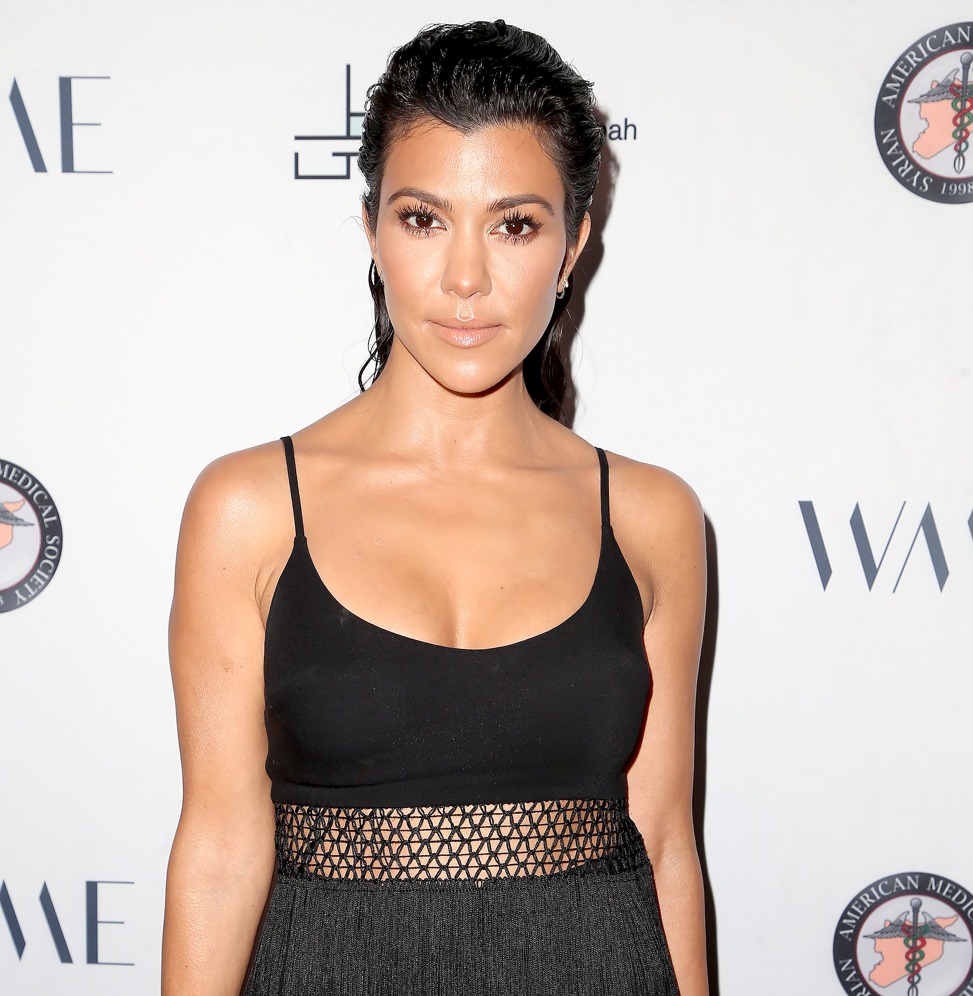 Kardashian sexy transparent blouse kourtney in leaked Kourtney Kardashian