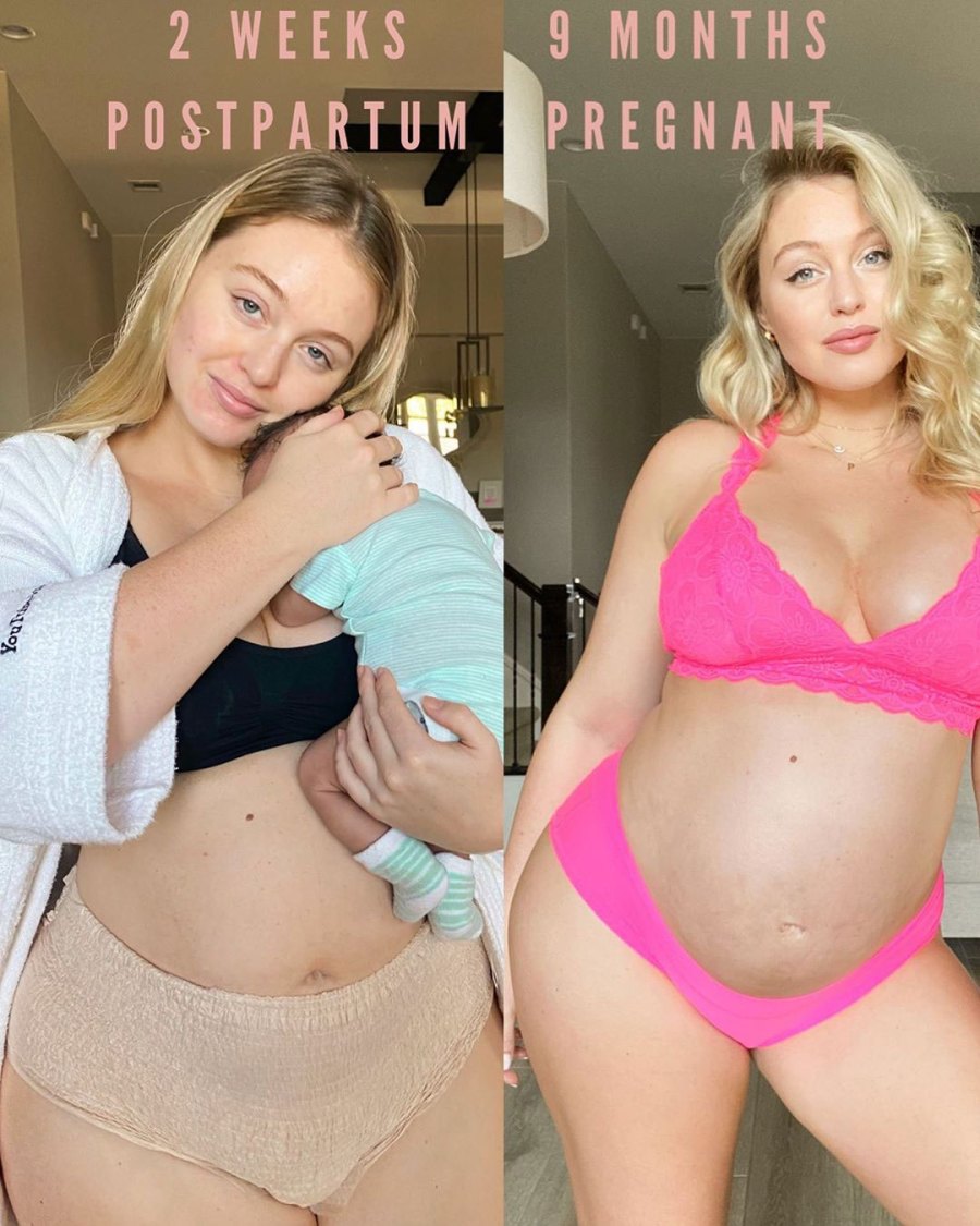 Iskra Lawrence Shares 2 Weeks Postpartum Instagram