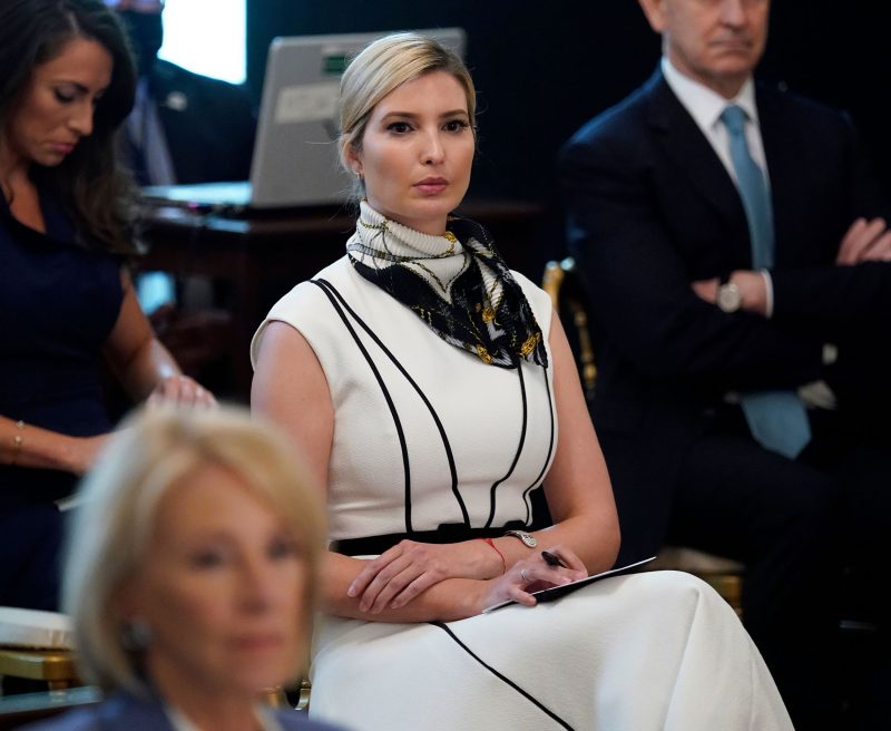 Ivanka Trump Accessorizes With a Neck Scarf and We're Taking Note