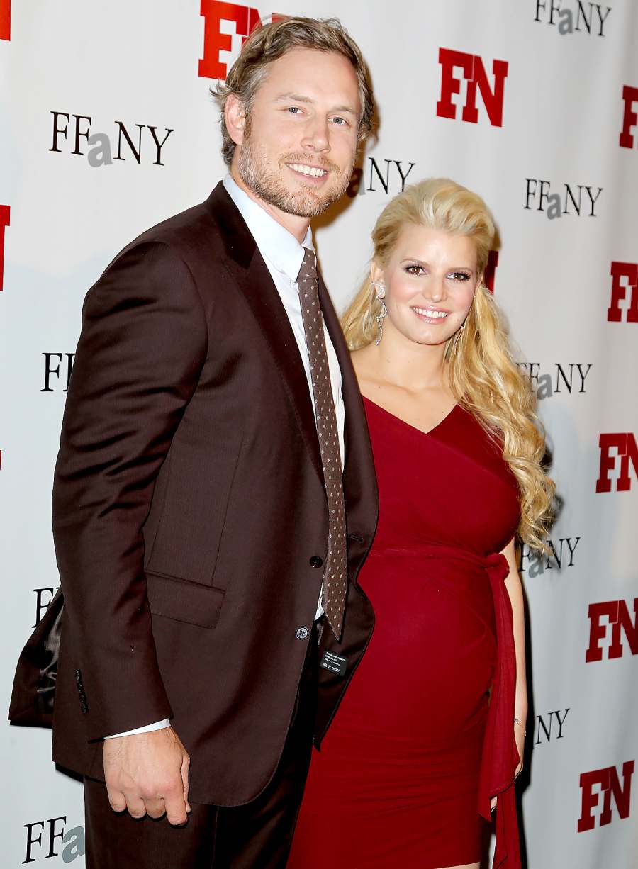 Jessica Simpson and Eric Johnson push present