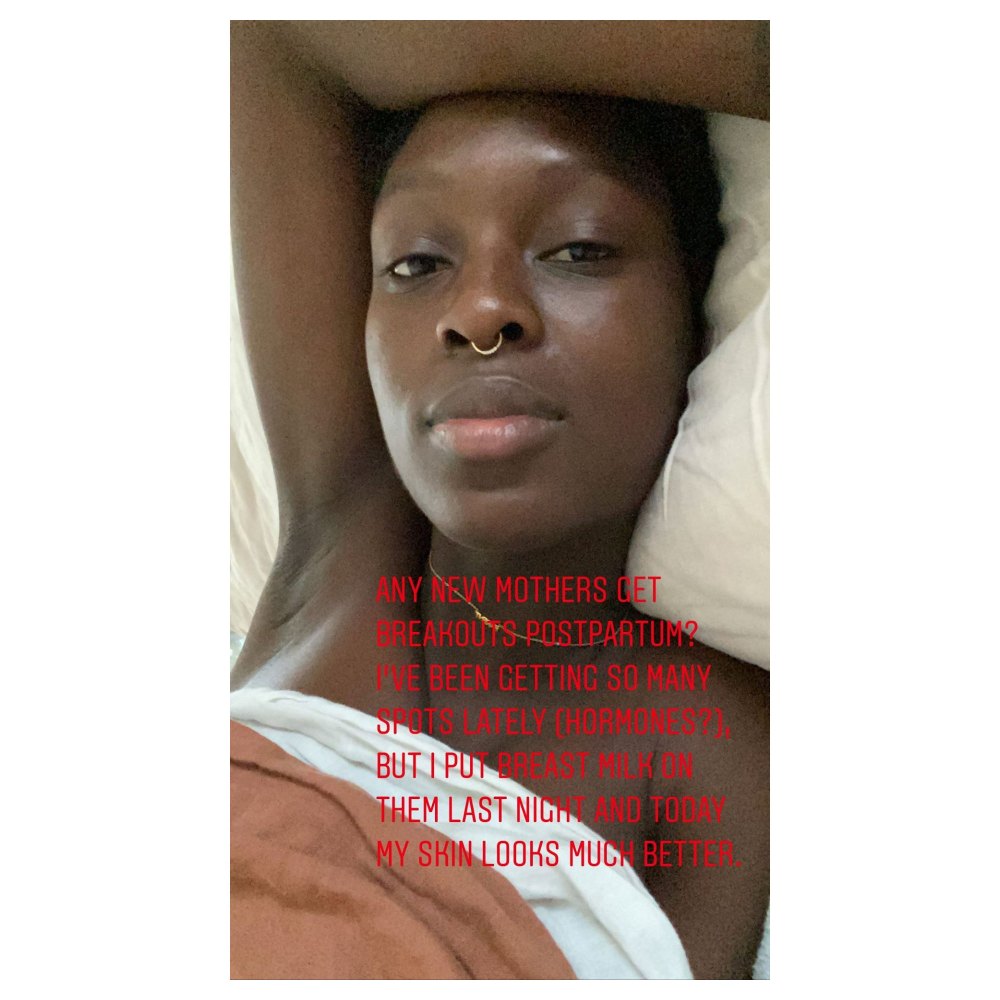 Jodie Turner Smith Postpartum Instagram