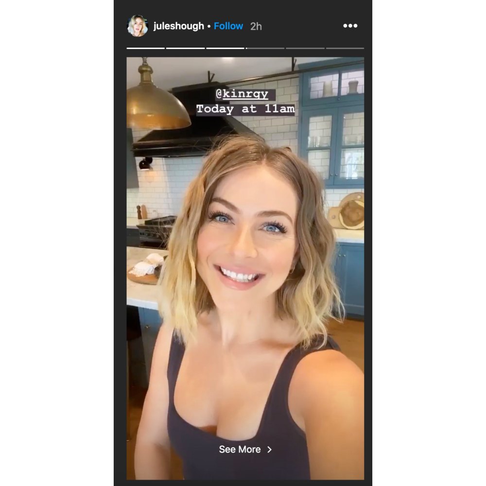 Julianne Hough Talks 'Change' in First Kinrgy Class Since Brooks Laich Split