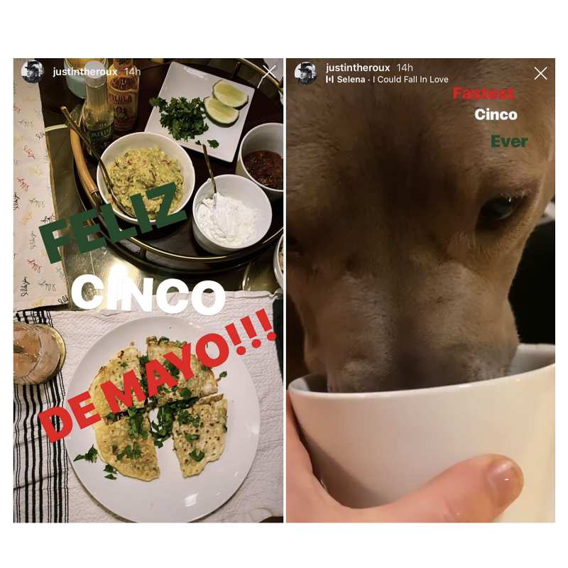 A Cinco de Mayo Spread Justin Theroux's Meals With His Dog
