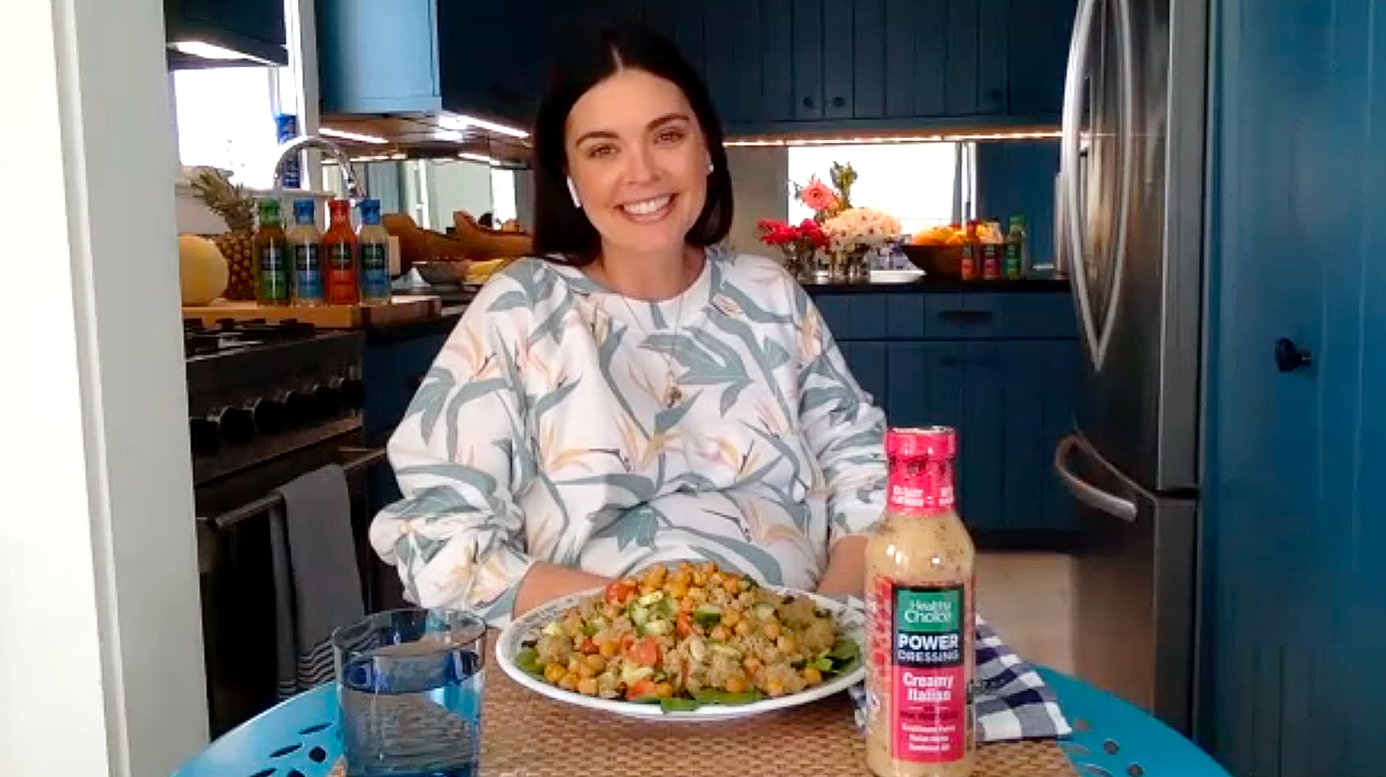 Katie Lees Crispy Chickpea And Quinoa Tabbouleh Salad Recipe