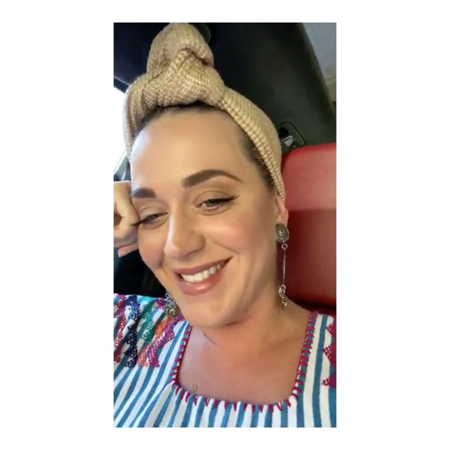 Katy Perry Facebook Live Turban