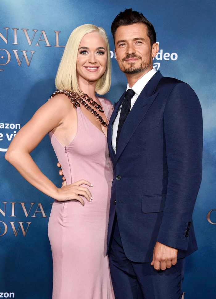 Katy Perry Shares Ultrasound Video of Her and Orlando Bloom Daughter Flipping Them Off Pink Dress Blue Suit