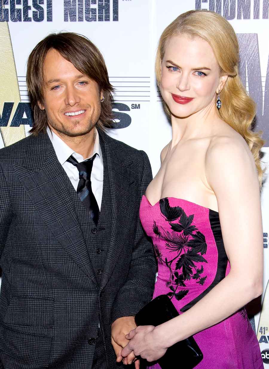 Keith Urban and Nicole Kidman push present