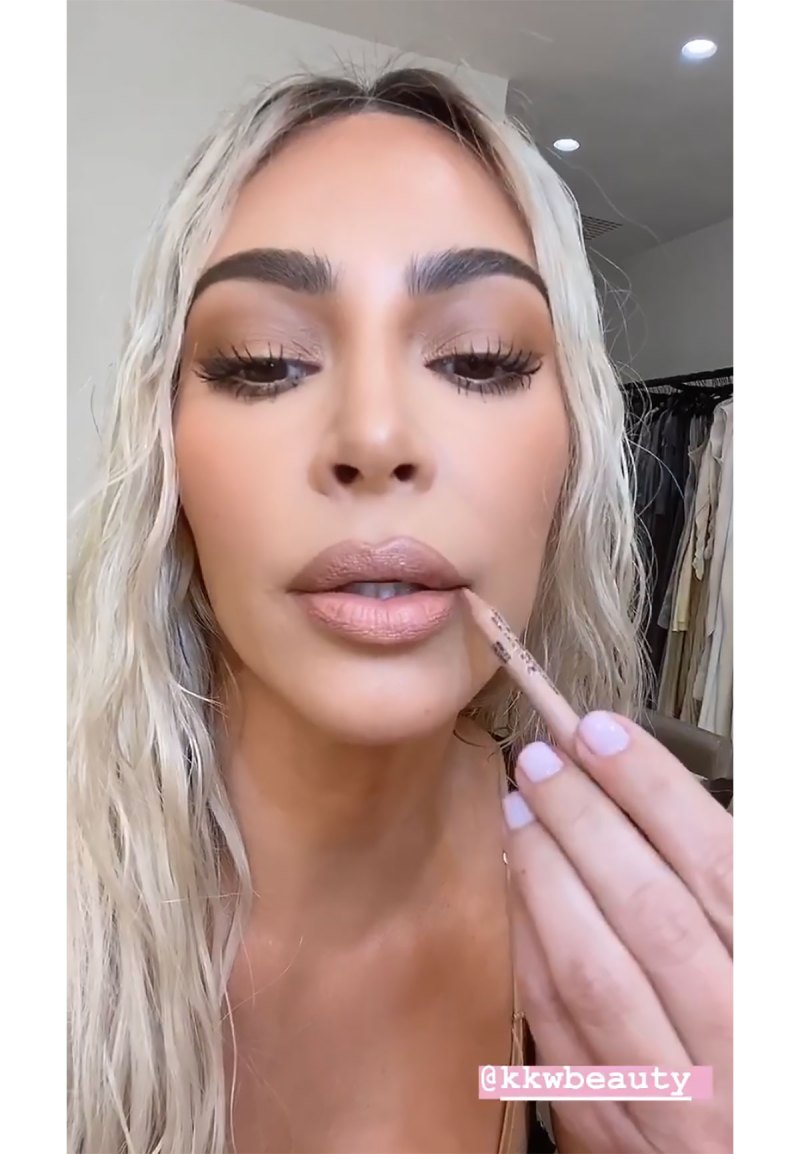 Kim Kardashian Gives Blonde Locks a Try — Again!