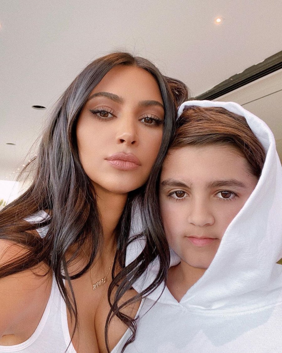 Kim Kardashian and Mason