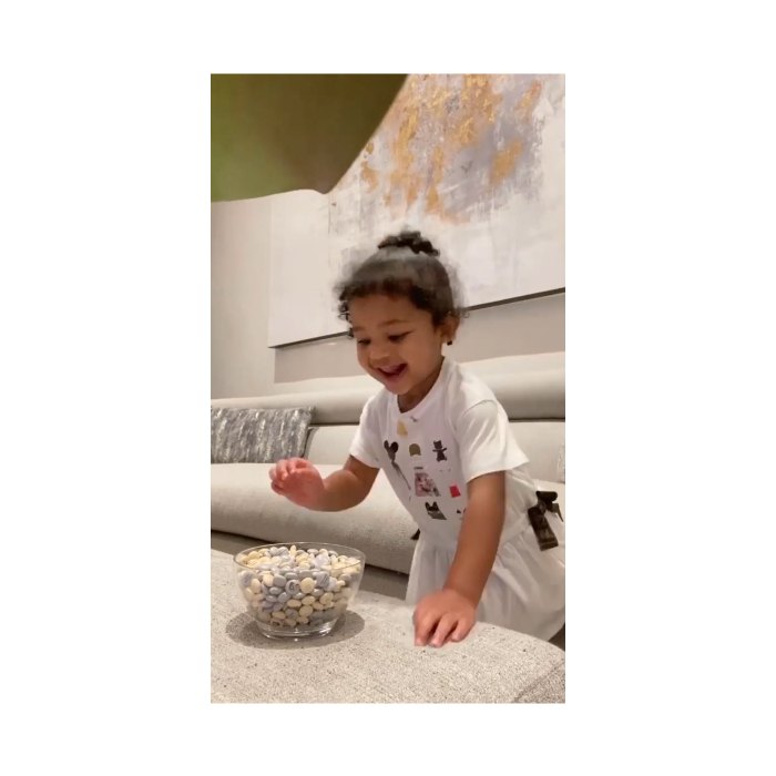Kylie Jenner Tests Daughter Stormi Patience With Adorable Candy Challenge