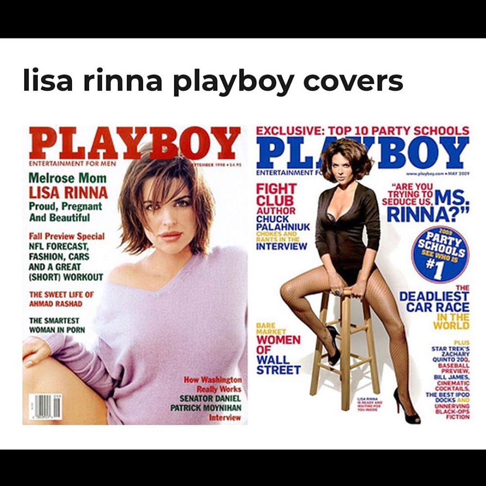 Lisa Rinna Shares 2 Throwback Playboy Covers