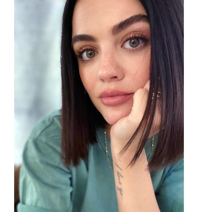 Lucy Hale Celebrates 'Nose Freckle Season' With Adorable Selfie