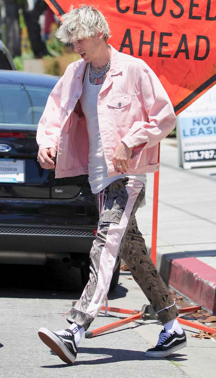 Machine Gun Kelly Steps Out After Releasing Steamy Video With Megan Fox