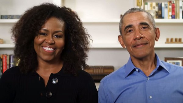 Michelle Barack Obama Tease Each Other Chicago Public Library Video