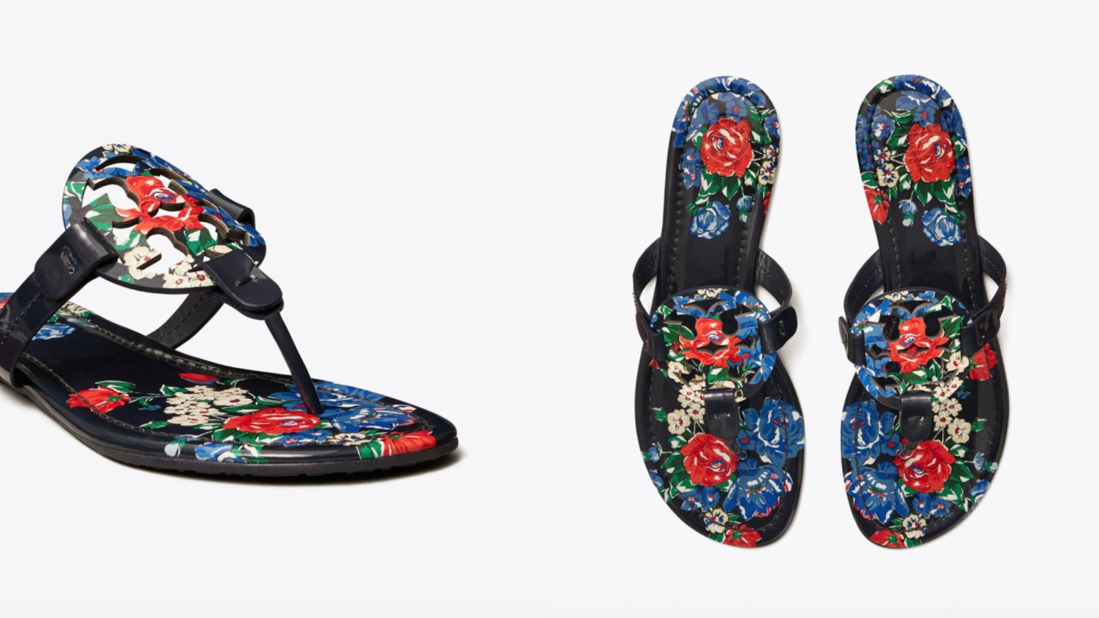 Tory Burch Printed Miller Sandals Are on Sale Under $150 | Us Weekly