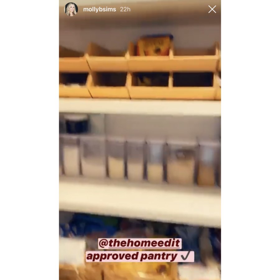 Molly Sims Shares a Peek Inside Her Pantry