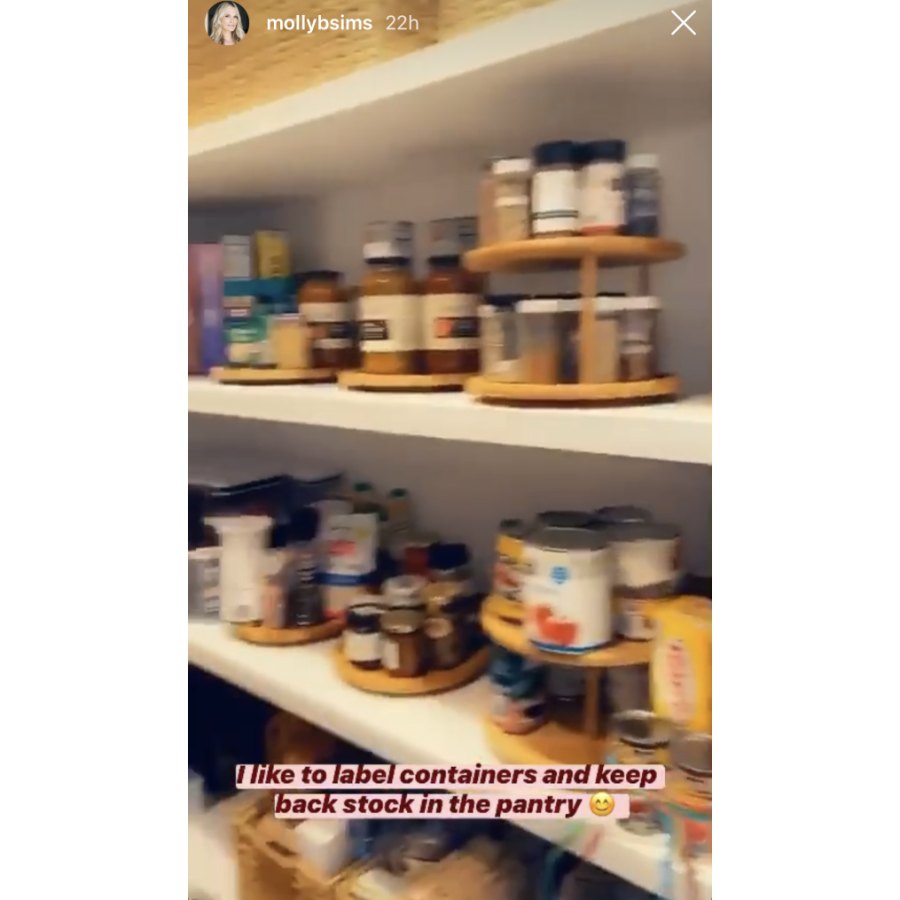 Molly Sims Shares a Peek Inside Her Pantry