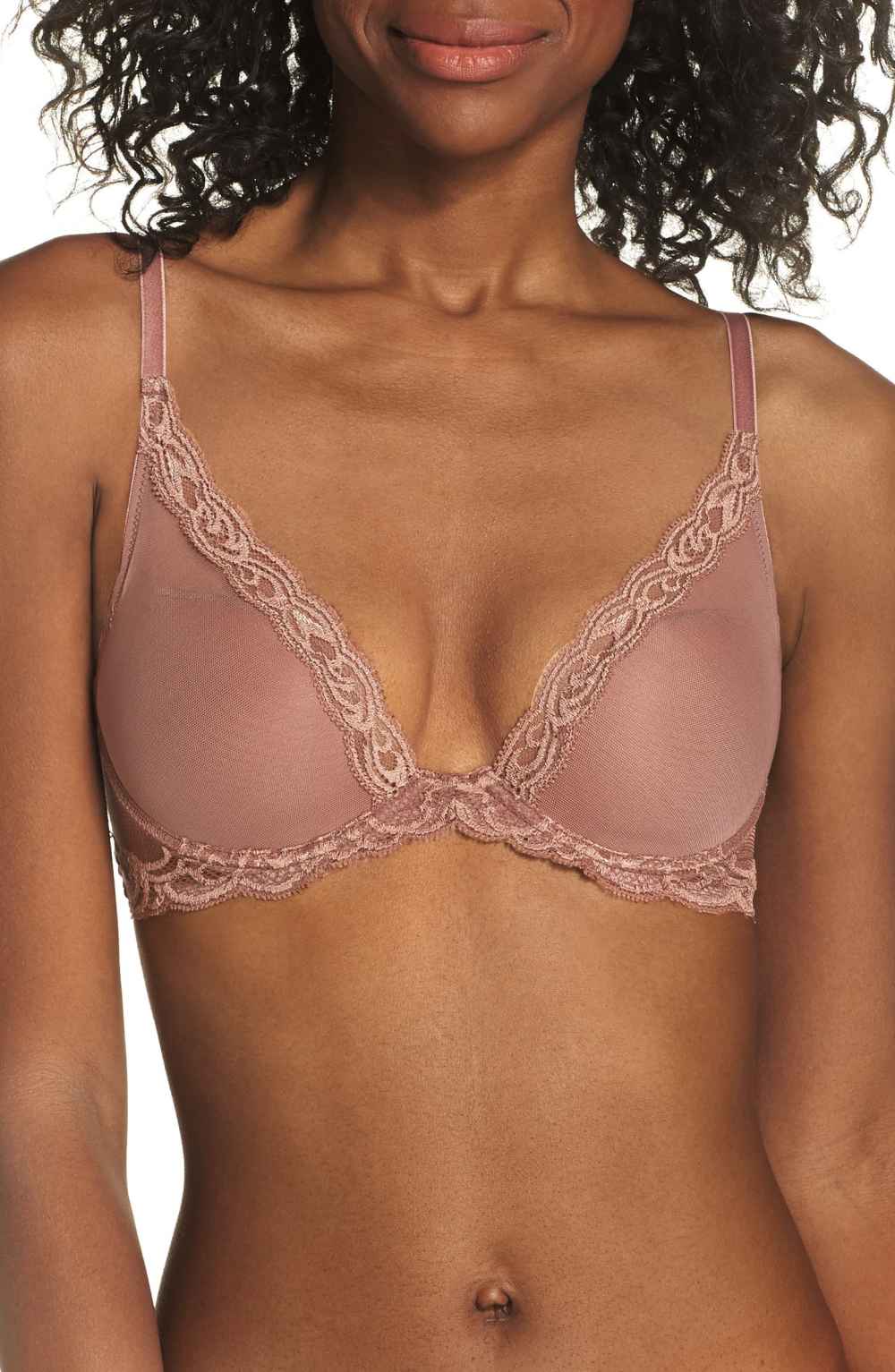 Natori Feathers Underwire Contour Bra (Cinnamon)