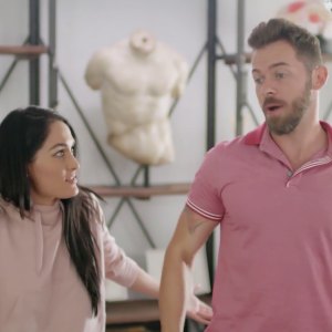 Nikki Bella and Artem Chigvintsev Have Different Reactions to Pregnancy Test