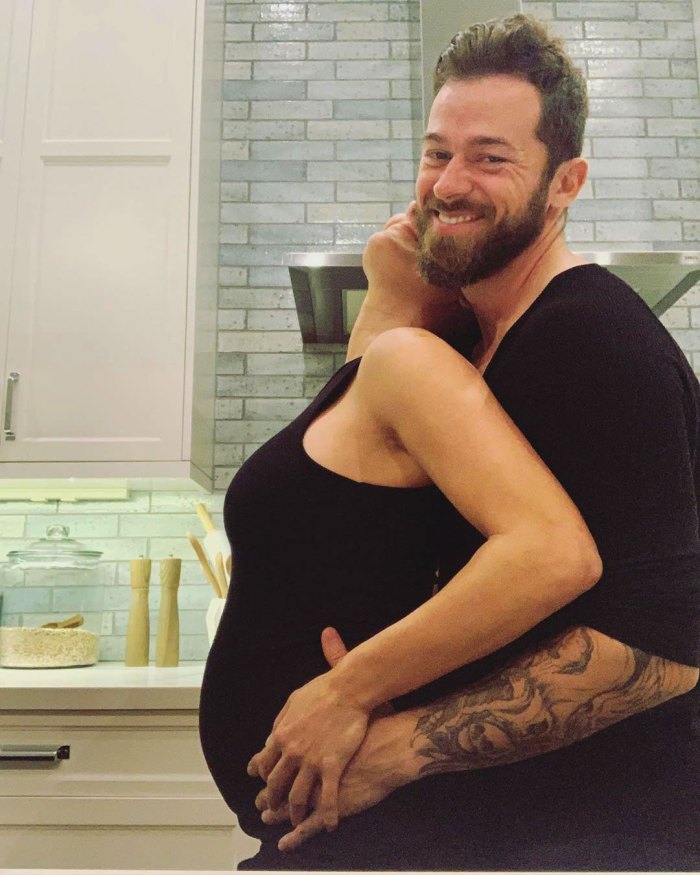 Nikki Bella and Artem Chigvintsev Pregnant Belly Instagram