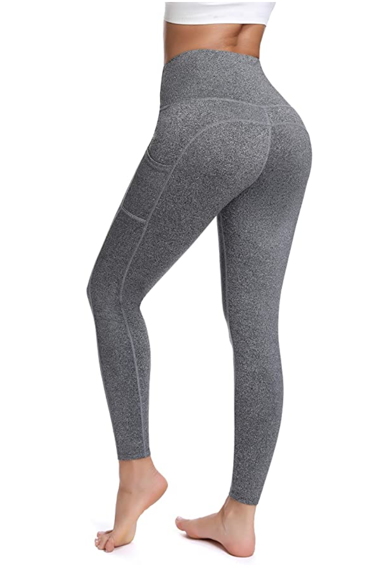 Olacia Workout Leggings for Women (Heather Grey)