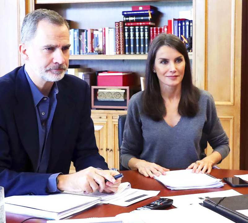 Queen Letizia Keeps It Simple in a Gorgeous Gray Sweater