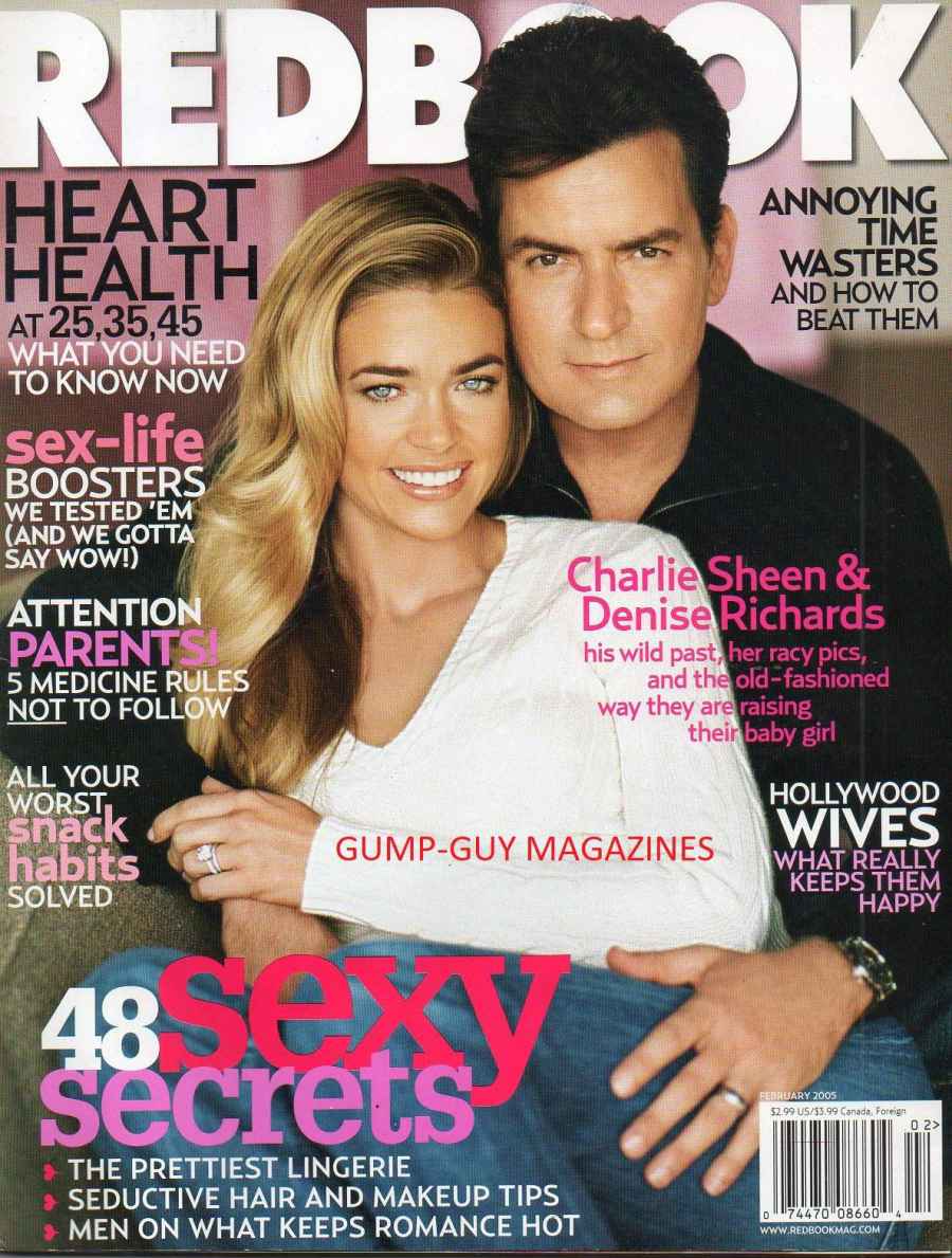 Redbook February 2005 Denise Richards Magazine Cover