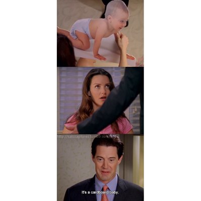Kyle MacLachlan on SATC's Trey Giving Charlotte a 'Cardboard Baby' | Us