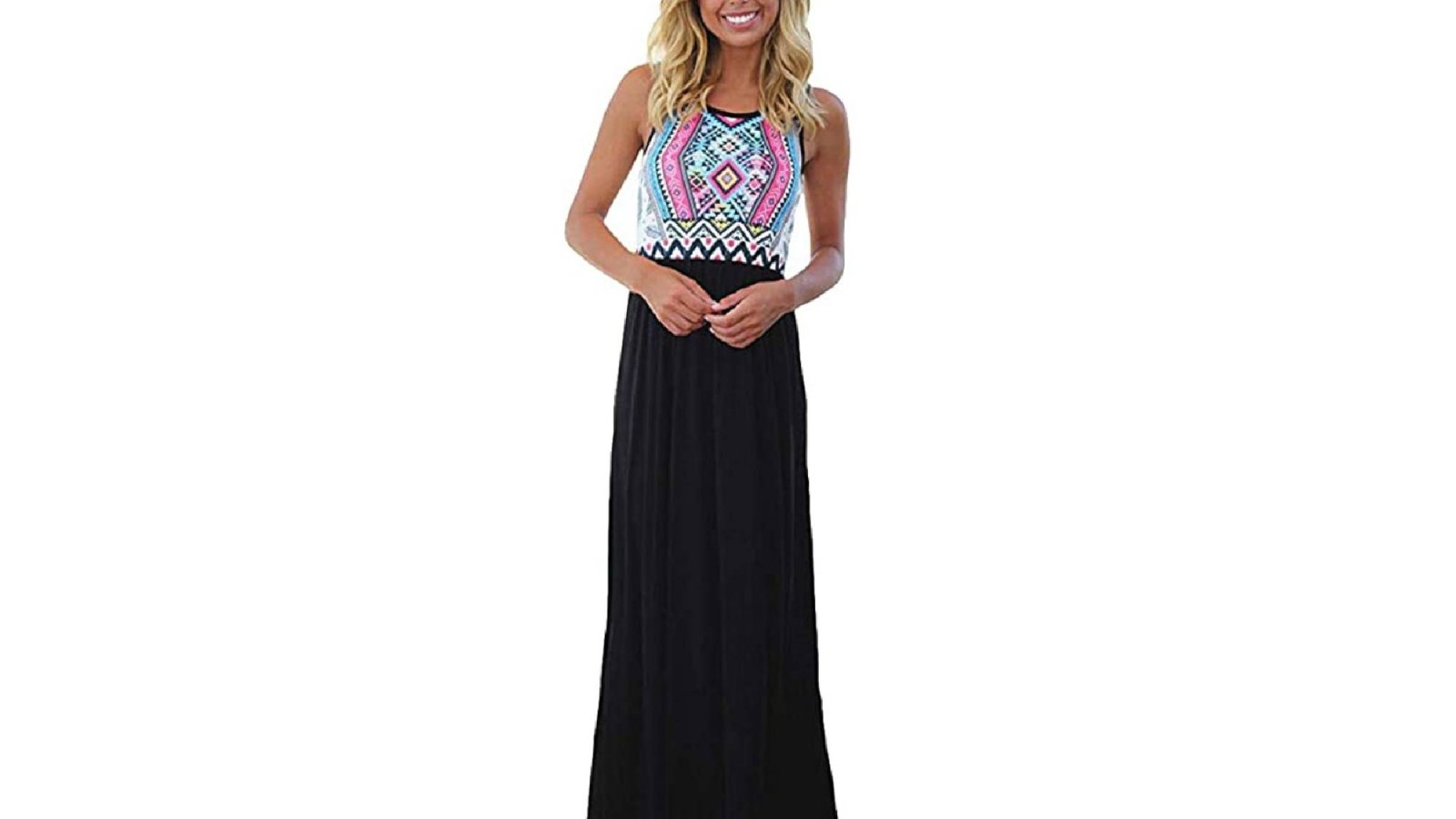 Sherosa Boho Printed Summer Maxi Dress