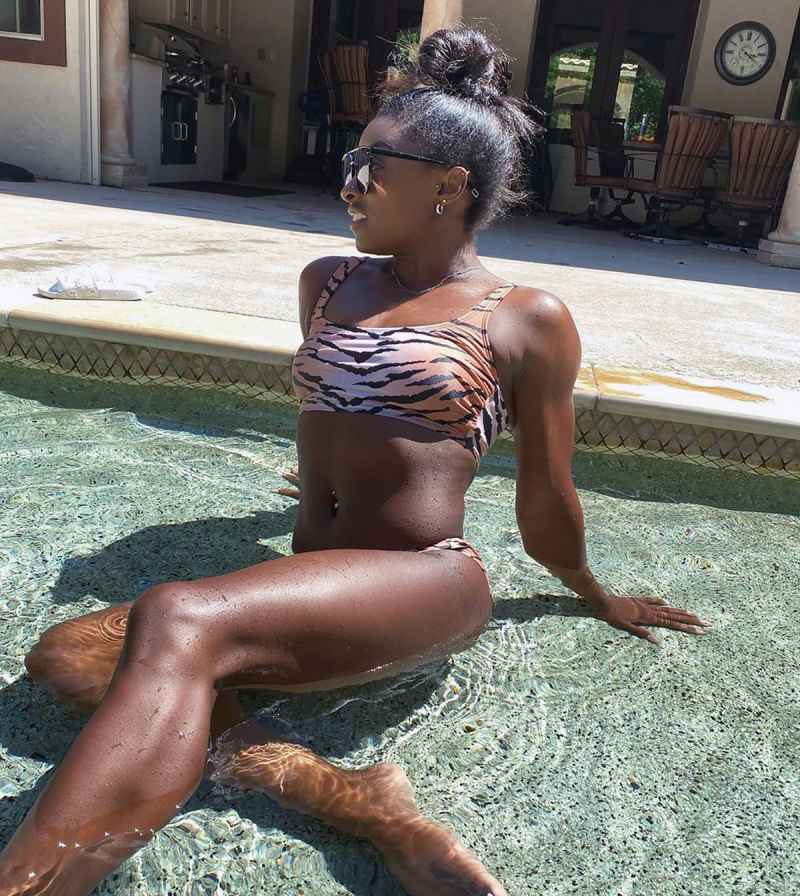 Simone Biles' Toned Physique Is Off the Charts in This Bikini Pic