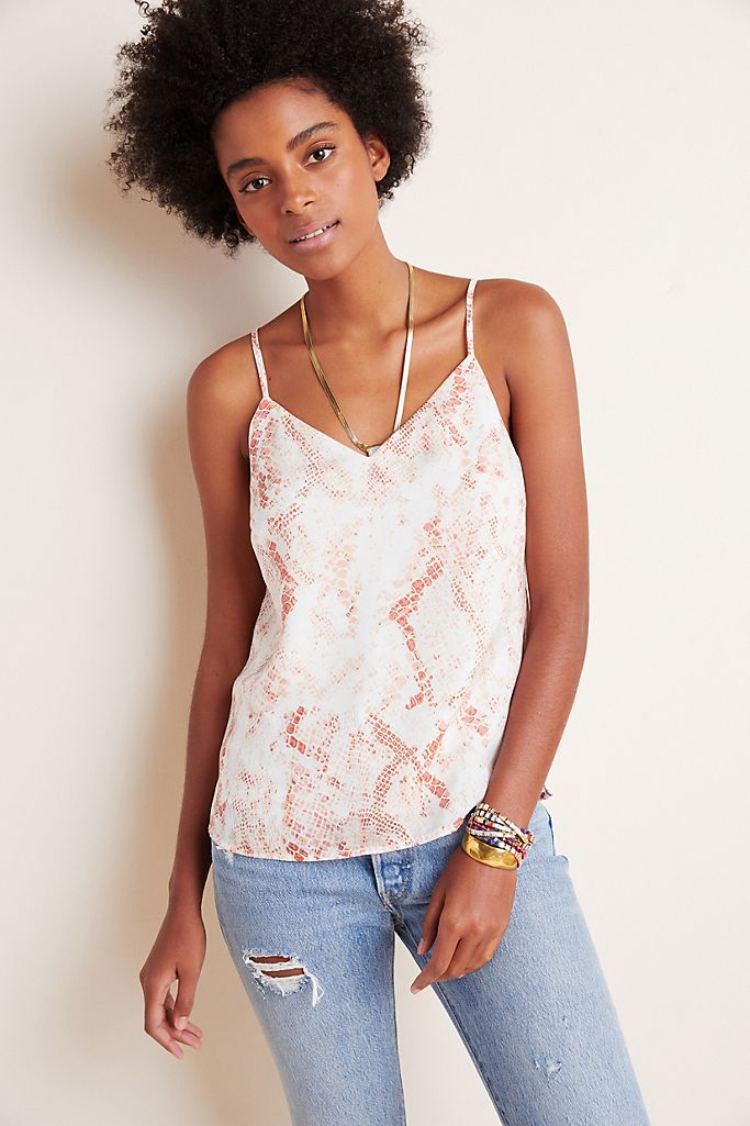 Stacy Snake-Printed Cami