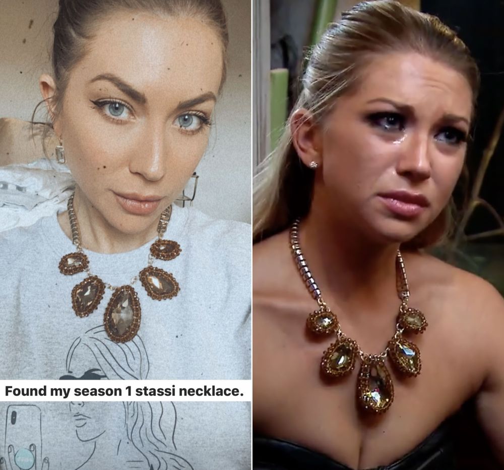 Pump Rules' Stassi Schroeder Rewears Her Season 1 'Stassi' Necklace: Pics