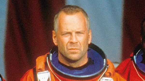 Steve Buscemi Will Patton Bruce Willis Michael Clarke Duncan Ben Affleck and Owen Wilson Wearing Orange Jumpsuits in Armageddon