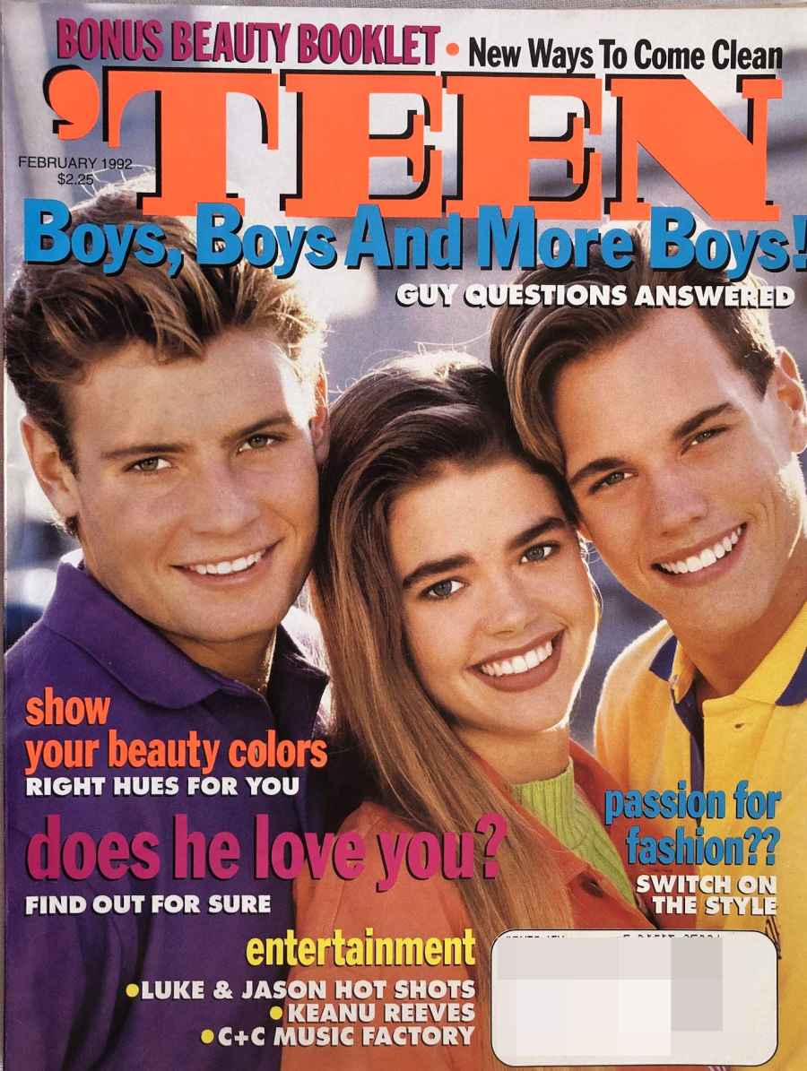 Teen February 1992 Denise Richards Magazine Cover