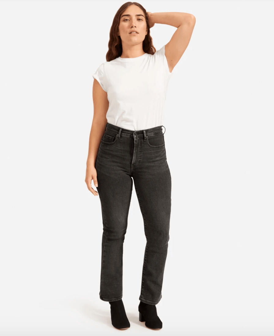 The Authentic Stretch Skinny Bootcut (Washed Black)