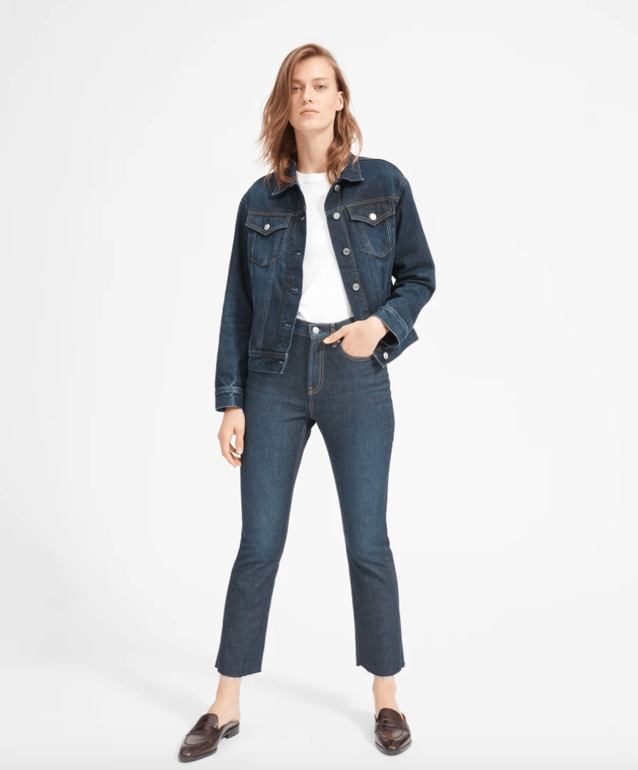 The Denim Jacket (Vintage Dark Blue Wash)