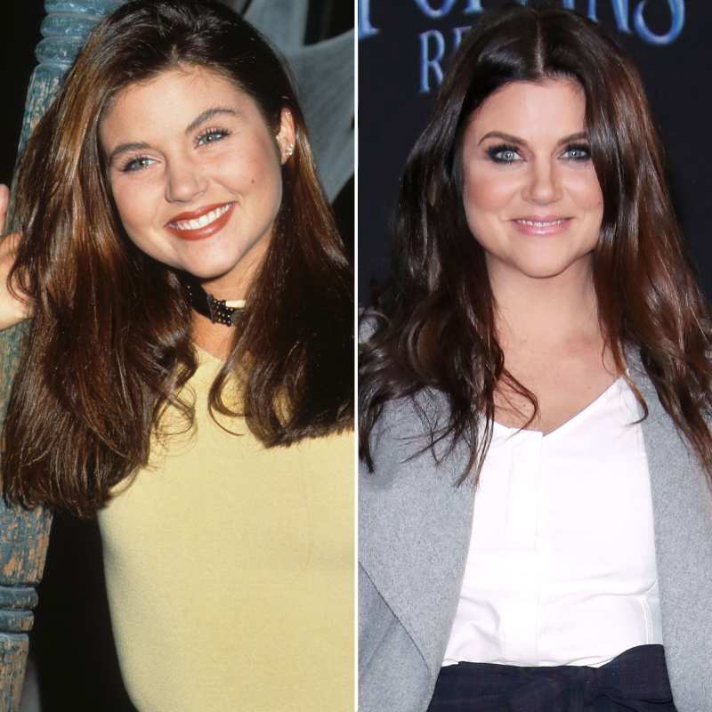Tiffani Thiessen Beverly Hills 90210 Cast Then and Now