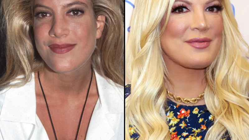 Tori Spelling Beverly Hills 90210 Then and Now