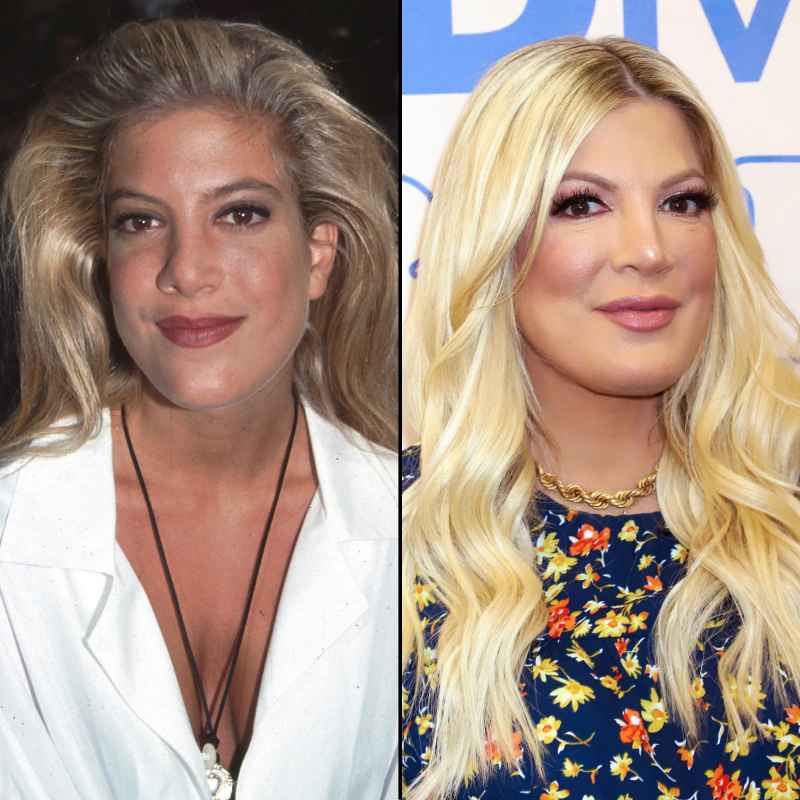 Tori Spelling Beverly Hills 90210 Cast Then and Now