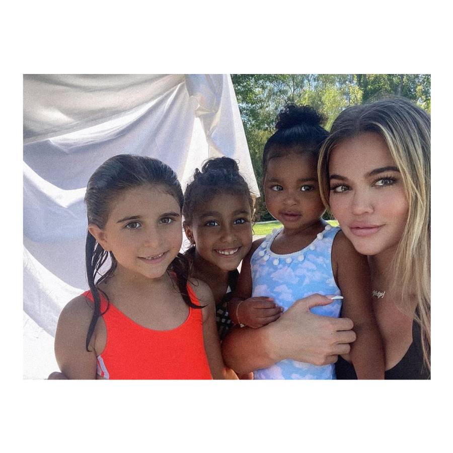 True, Penelope and North Khole Kardashian Instagram