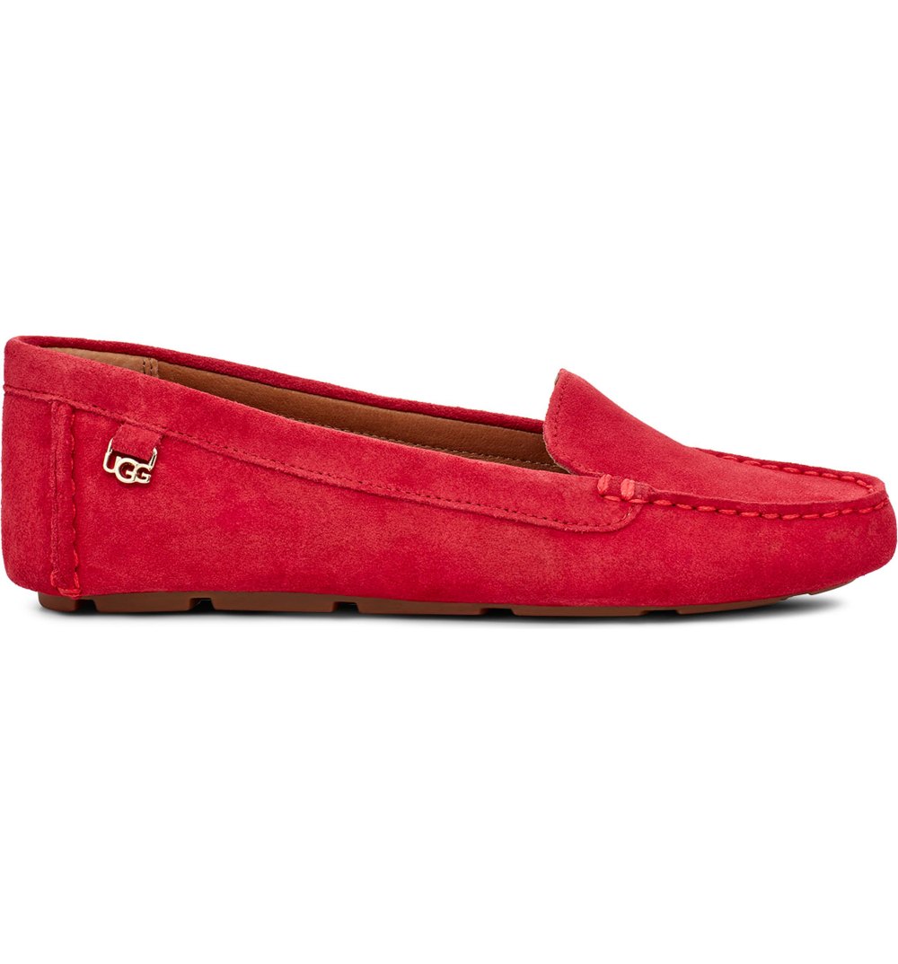 UGG Flores Driving Loafer (Ribbon Red)