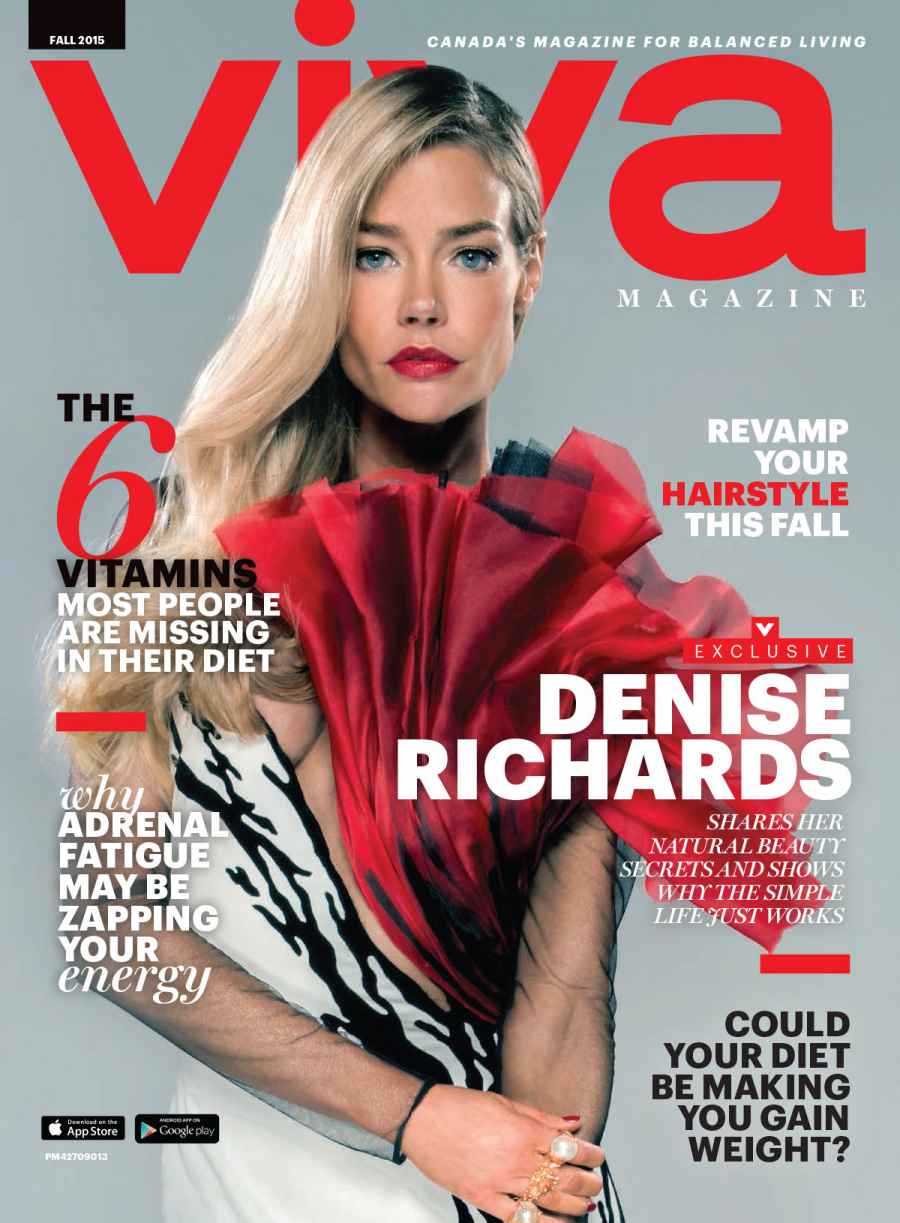 Viva Magazine Fall 2015 Denise Richards Magazine Cover