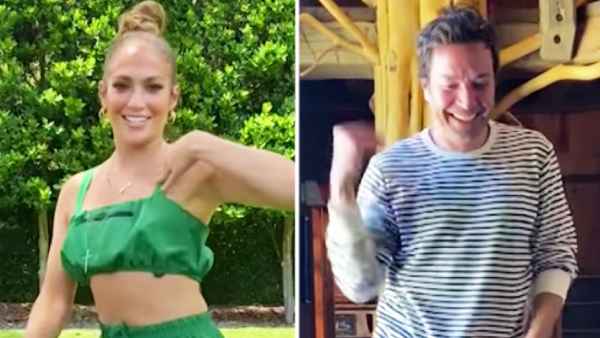 Watch Jennifer Lopez and Jimmy Fallon’s TikTok Dance Challenge