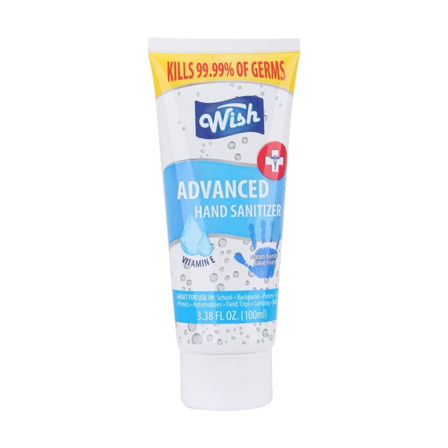 Wish Hand Sanitizer 3.38oz Tube with Vitamin E