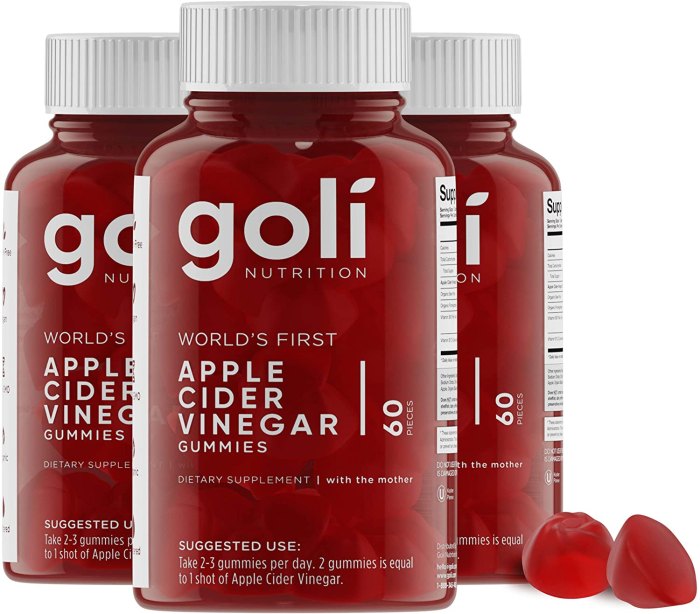 World's First Apple Cider Vinegar Gummy Vitamins by Goli Nutrition